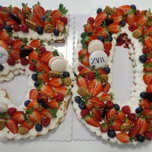 Tartas de números y letras